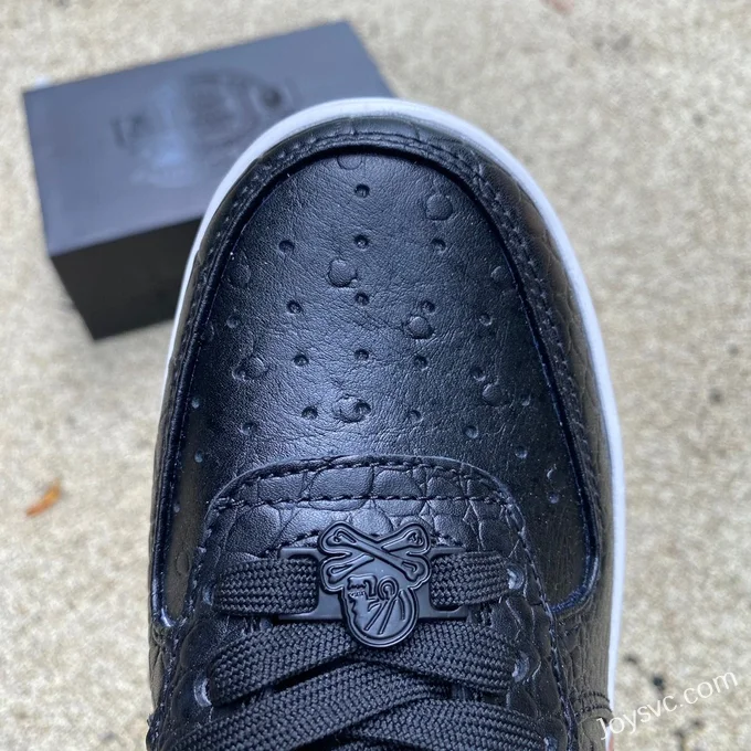 NEIGHBORHOOD x BAPE STA SK8 Low-Top Shoes in Black and White