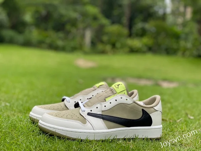 Travis Scott x Air Jordan 1 Low FZ3124-200 Avocado Y Version