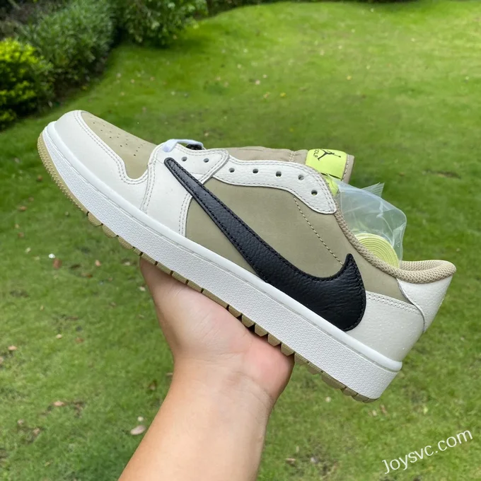 Travis Scott x Air Jordan 1 Low FZ3124-200 Avocado Y Version