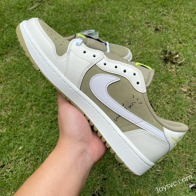 Travis Scott x Air Jordan 1 Low FZ3124-200 Avocado Y Version