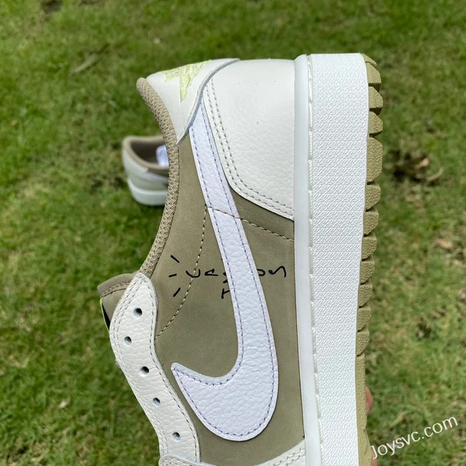 Travis Scott x Air Jordan 1 Low FZ3124-200 Avocado Y Version