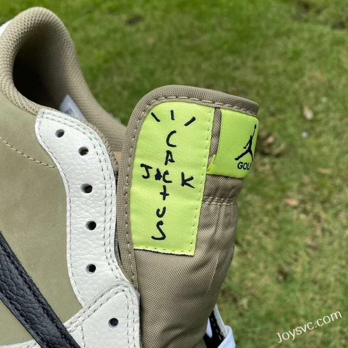 Travis Scott x Air Jordan 1 Low FZ3124-200 Avocado Y Version