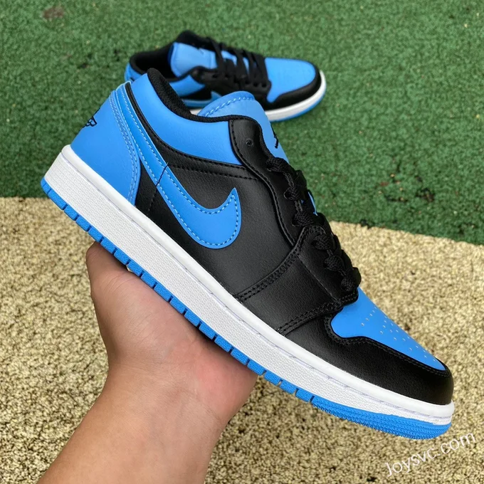 Air Jordan 1 Low 553558041 Black Blue Retro