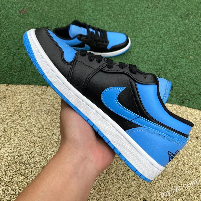 Air Jordan 1 Low 553558041 Black Blue Retro