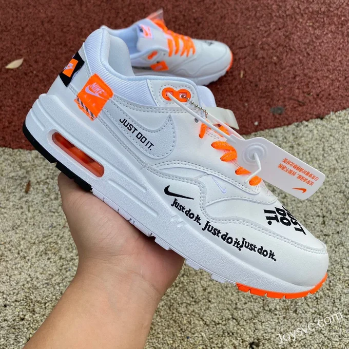 Nike Air Max 1 SE Just Do It White Orange AO1021-100