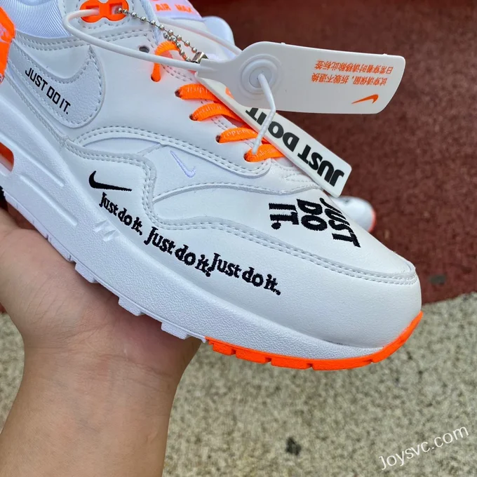 Nike Air Max 1 SE Just Do It White Orange AO1021-100