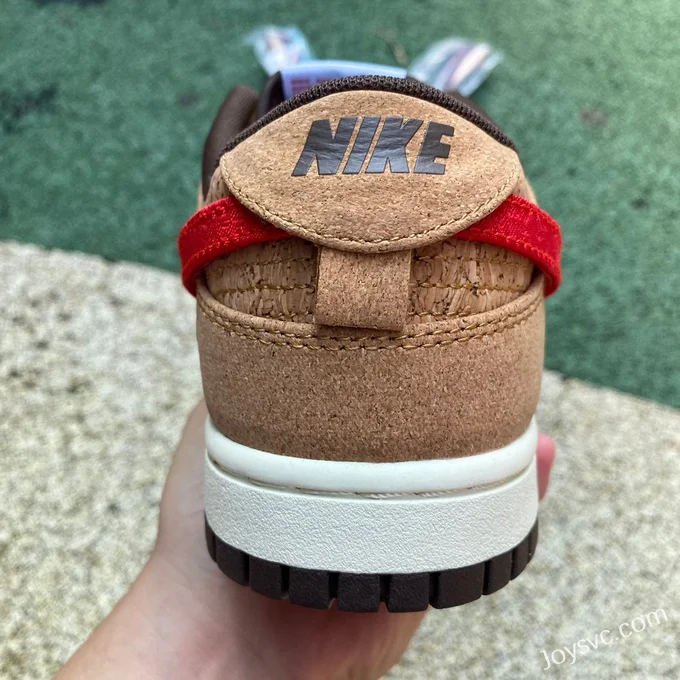 Pure Original CLOT x Nike Dunk Low Cork Retro Sneakers FN0317-121