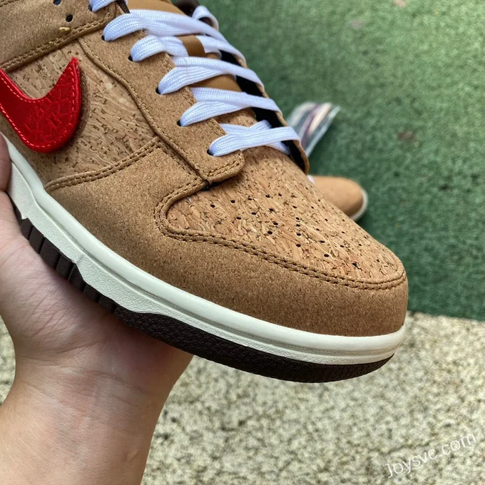 Pure Original CLOT x Nike Dunk Low Cork Retro Sneakers FN0317-121