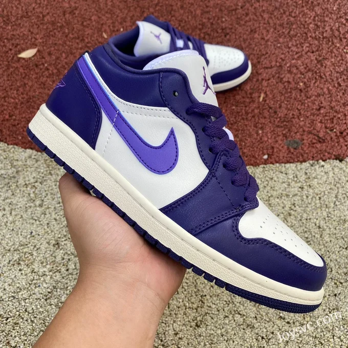 Air Jordan 1 Low DC0774502 Sail Purple Retro