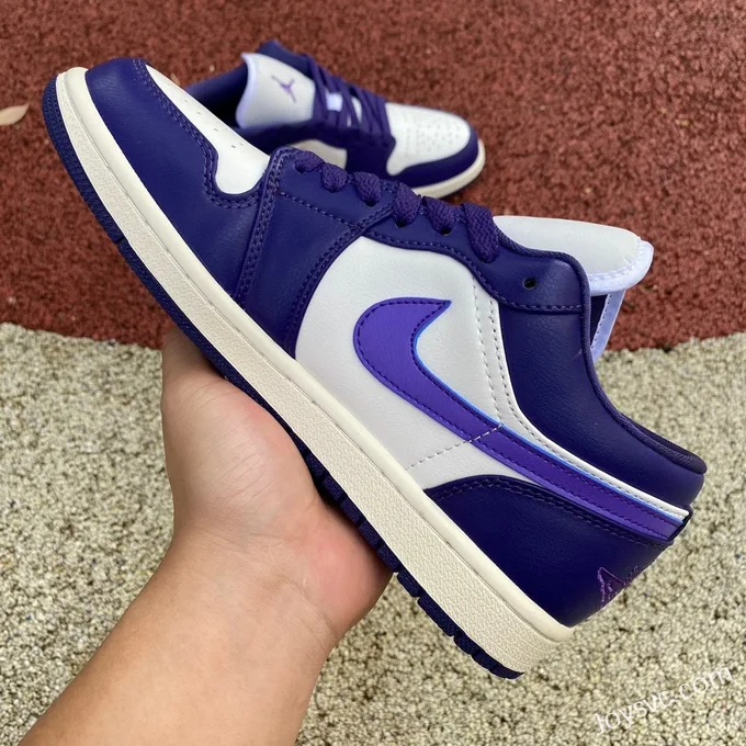 Air Jordan 1 Low DC0774502 Sail Purple Retro