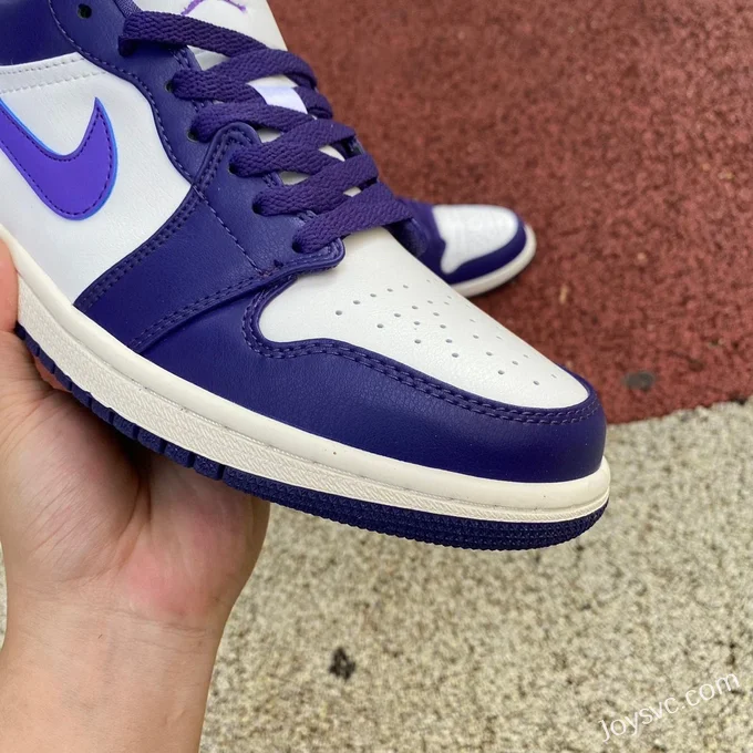 Air Jordan 1 Low DC0774502 Sail Purple Retro