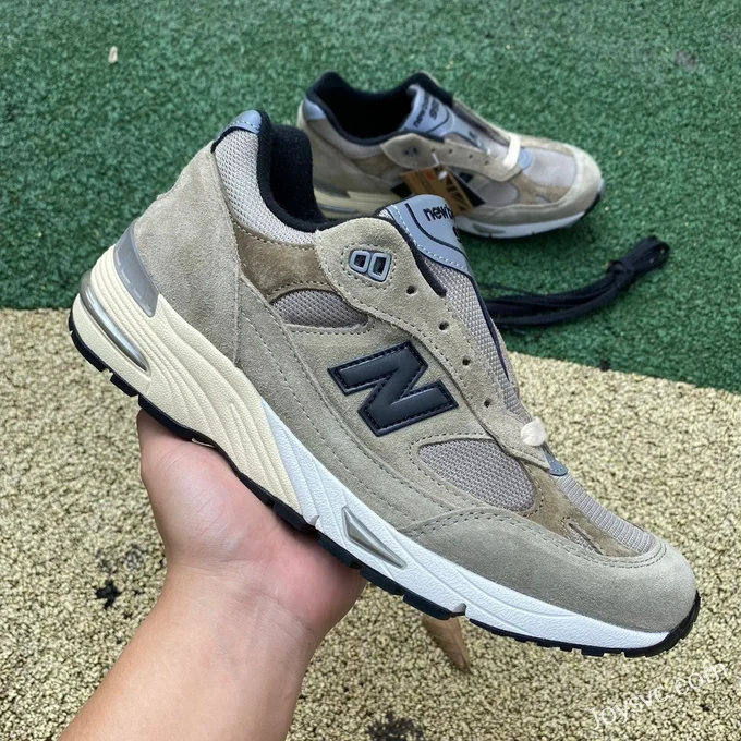 New Balance 991 Brown Grey JJJJound Retro Running Shoes M991JJA