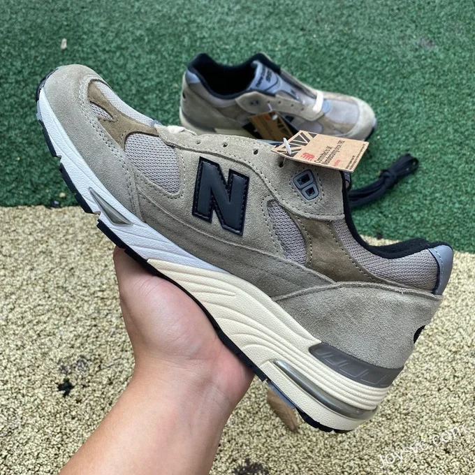 New Balance 991 Brown Grey JJJJound Retro Running Shoes M991JJA