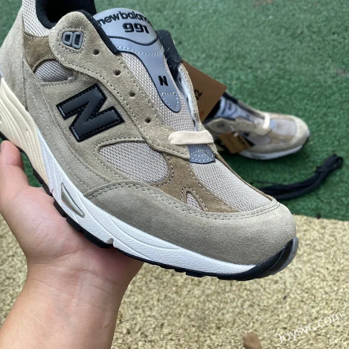 New Balance 991 Brown Grey JJJJound Retro Running Shoes M991JJA