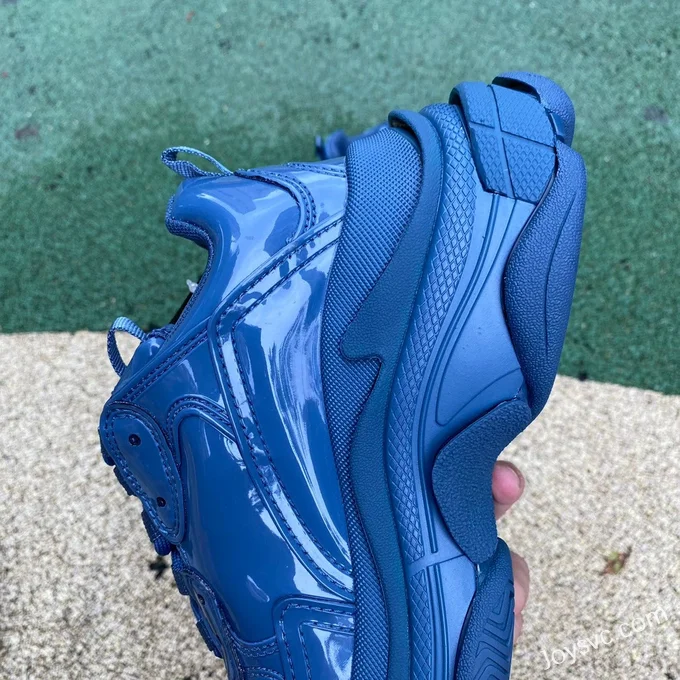 Balenciaga Blue TPU Triple S Vintage Dad Shoes