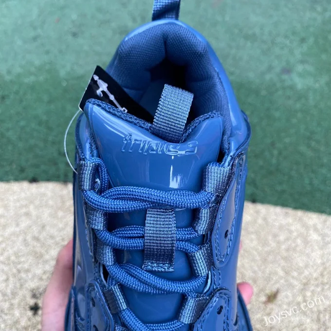 Balenciaga Blue TPU Triple S Vintage Dad Shoes