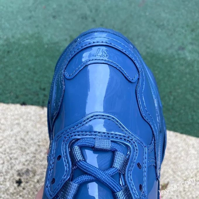 Balenciaga Blue TPU Triple S Vintage Dad Shoes