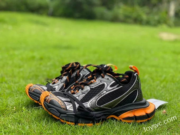 Balenciaga 3XL Black Orange Pure Original Vintage Dad Shoes 2023