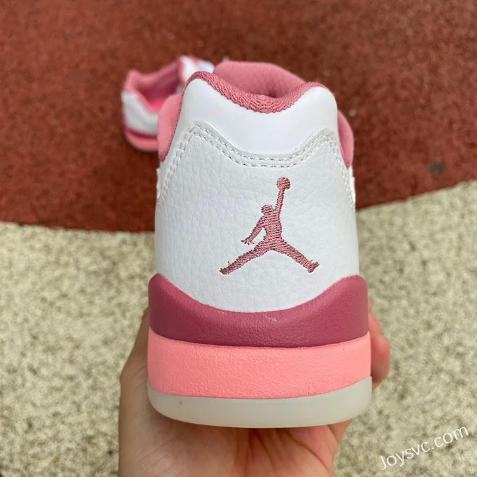 Air Jordan 5 Crafted For Her DX4390-116 White Pink