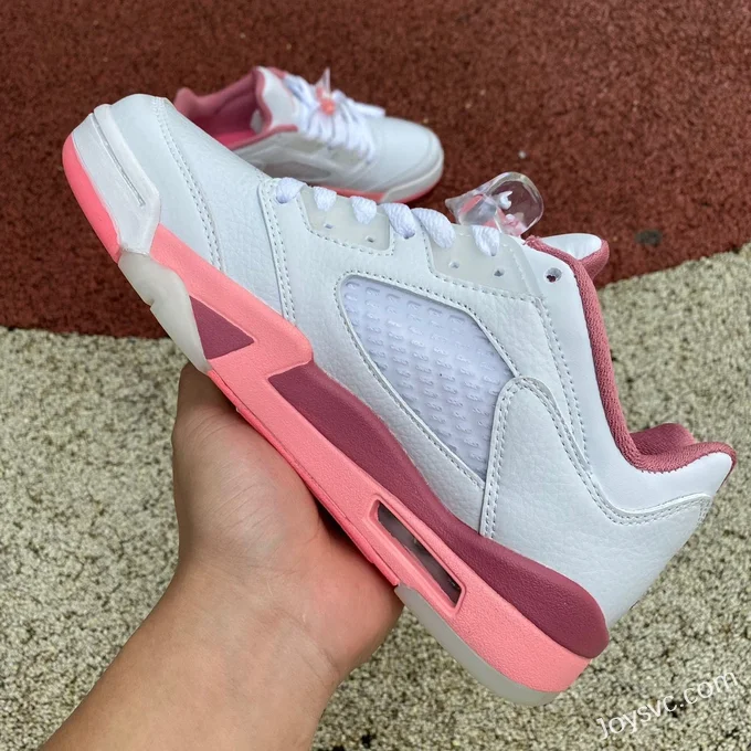 Air Jordan 5 Crafted For Her DX4390-116 White Pink