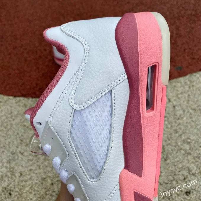 Air Jordan 5 Crafted For Her DX4390-116 White Pink