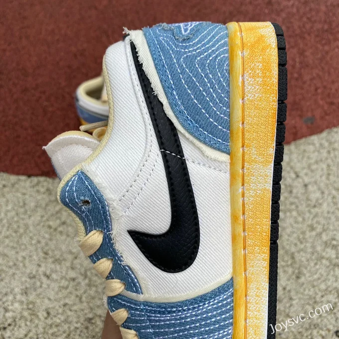 Air Jordan 1 Low FN7670-493 Washed Blue