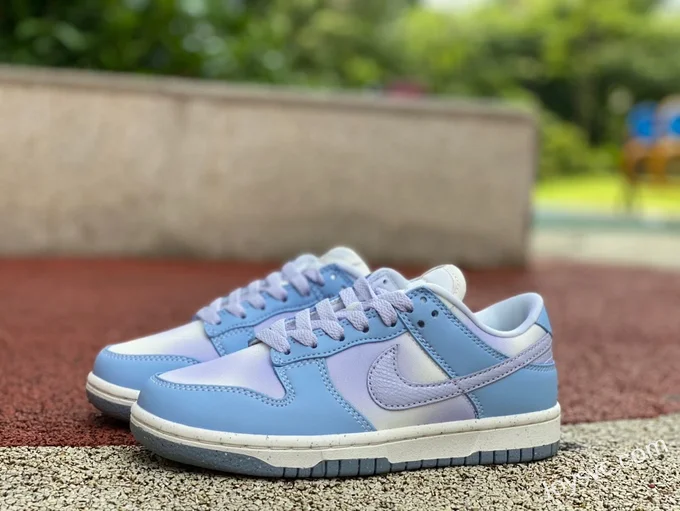 Nike Dunk Low Women's White Blue Purple FN0323400