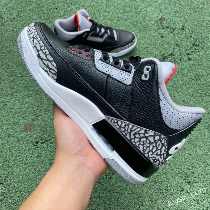 Air Jordan 3 Black Cement 854262-001