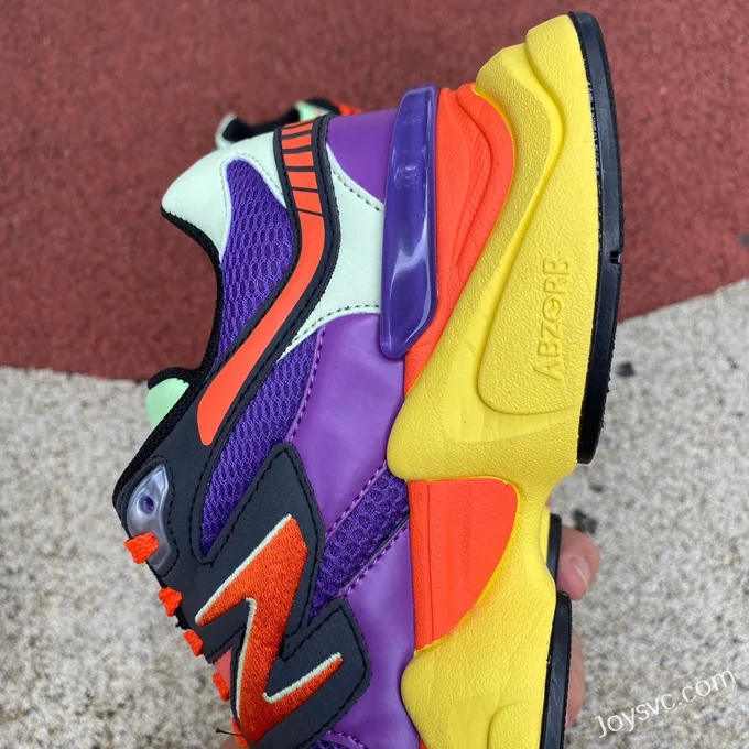 New Balance 9060 Purple Red Yellow Joe Freshgoods Retro Running Shoes U9060NBX