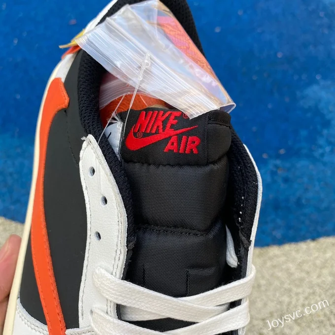 Travis Scott x Air Jordan 1 Low DM7866928 White Black Orange Reverse Swoosh