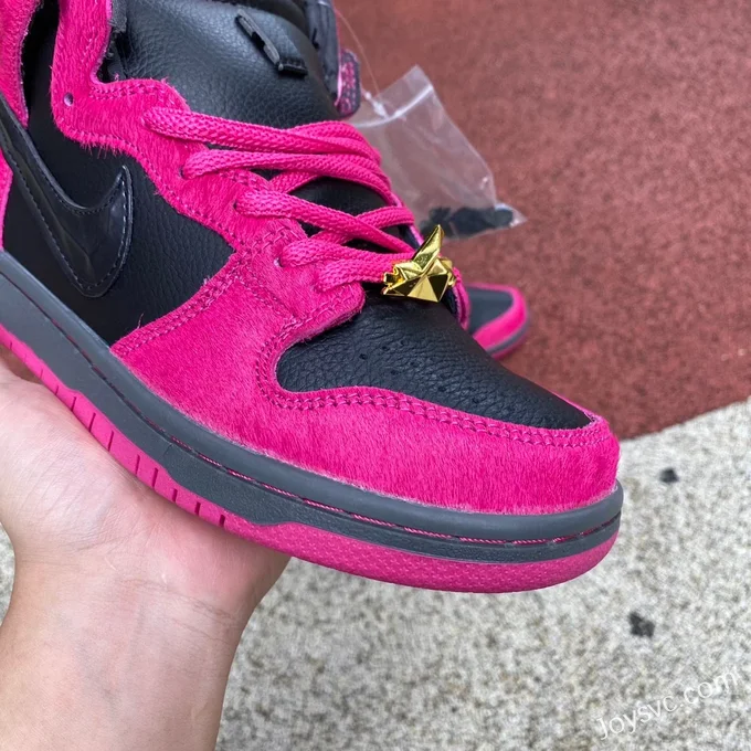 Run The Jewels x Nike Dunk SB High Pink Black DX4356600