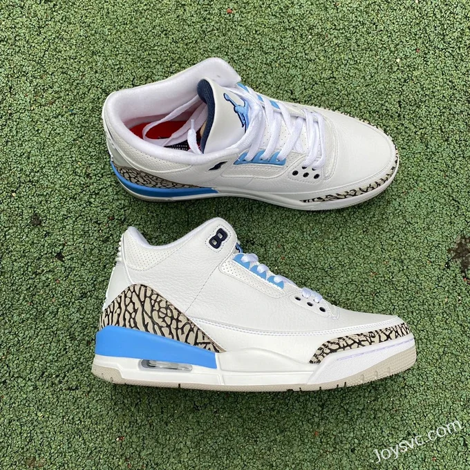 Air Jordan 3 UNC CT8532-104 White Blue