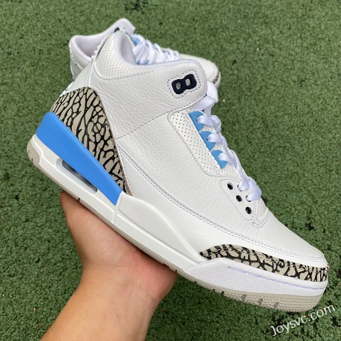 Air Jordan 3 UNC CT8532-104 White Blue