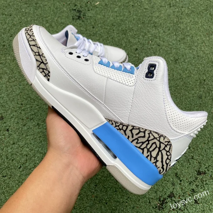 Air Jordan 3 UNC CT8532-104 White Blue