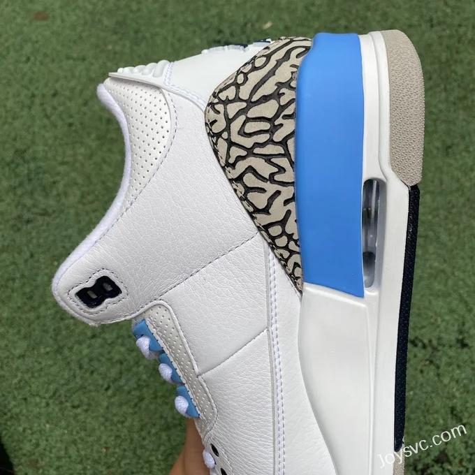 Air Jordan 3 UNC CT8532-104 White Blue