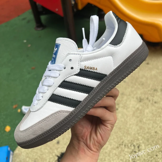 Adidas Samba OG White Grey Black Retro Sneakers B75806