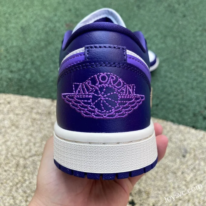 Air Jordan 1 Low DC0774-502 White Purple