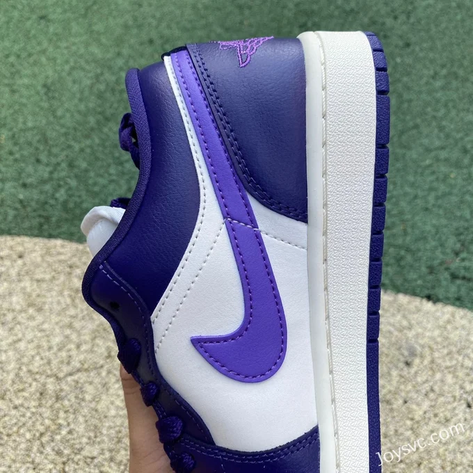 Air Jordan 1 Low DC0774-502 White Purple