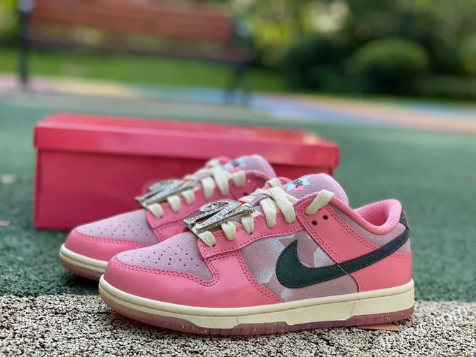 Nike Dunk Low Barbie Pink Retro Casual Sneakers FN8927621