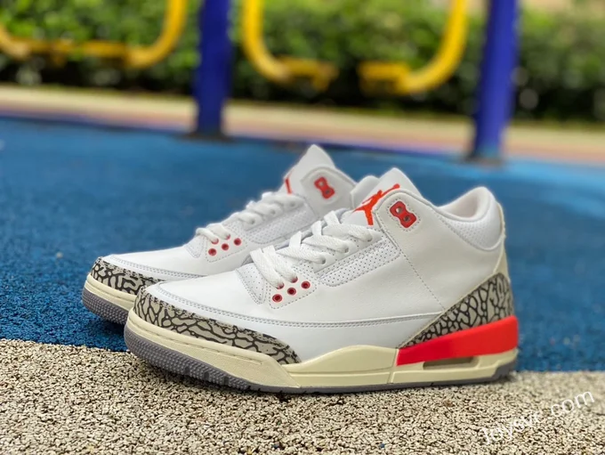 Air Jordan 3 Georgia Peach CK9246-121 White Red