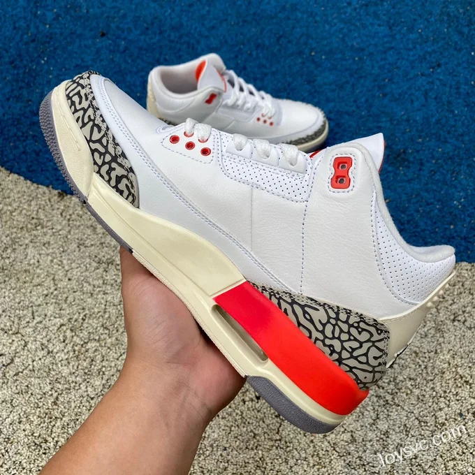 Air Jordan 3 Georgia Peach CK9246-121 White Red