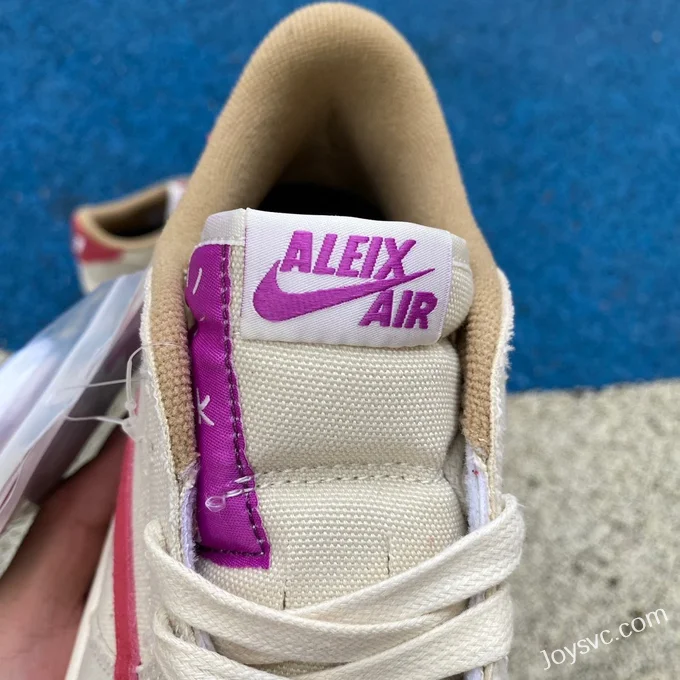 Travis Scott x Air Jordan 1 Low DM7866952 White Sail Purple Reverse Swoosh