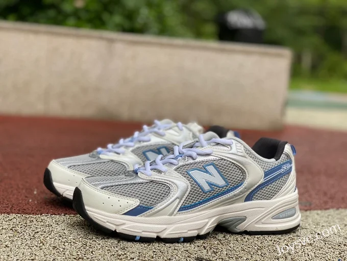 NB 530 Silver White Blue New Balance 530 Retro Running Shoes MR530KC