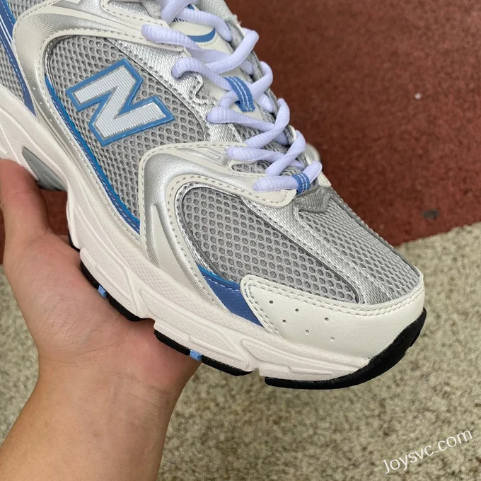 NB 530 Silver White Blue New Balance 530 Retro Running Shoes MR530KC