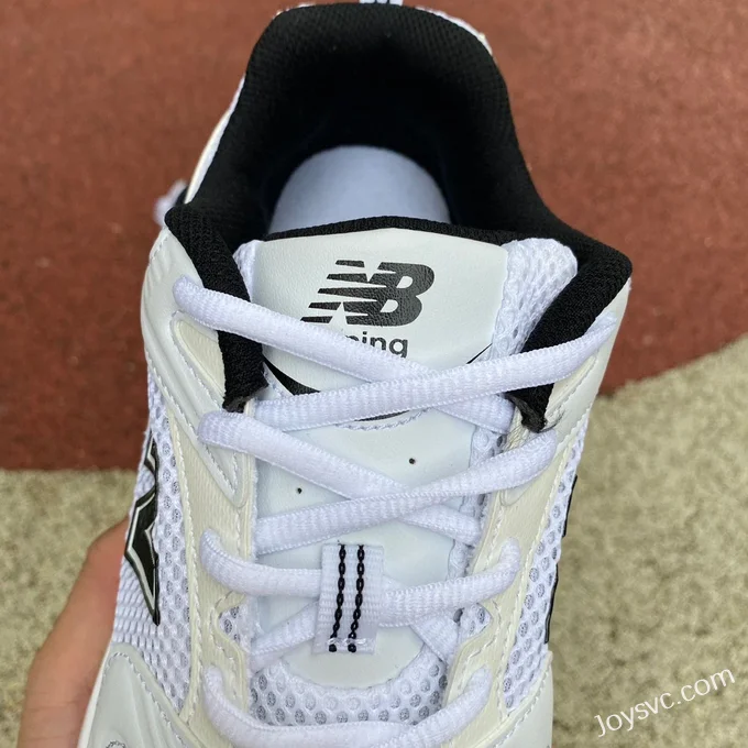 NB 530 White Black New Balance 530 Retro Running Shoes MR530EWB