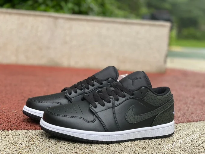 Air Jordan 1 Low FB9907001 Black Elephant Print Retro