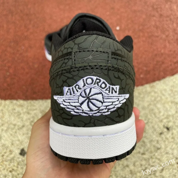 Air Jordan 1 Low FB9907001 Black Elephant Print Retro