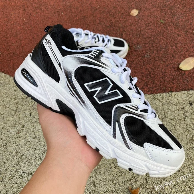 NB 530 Black White New Balance 530 Retro Running Shoes MR530SJ