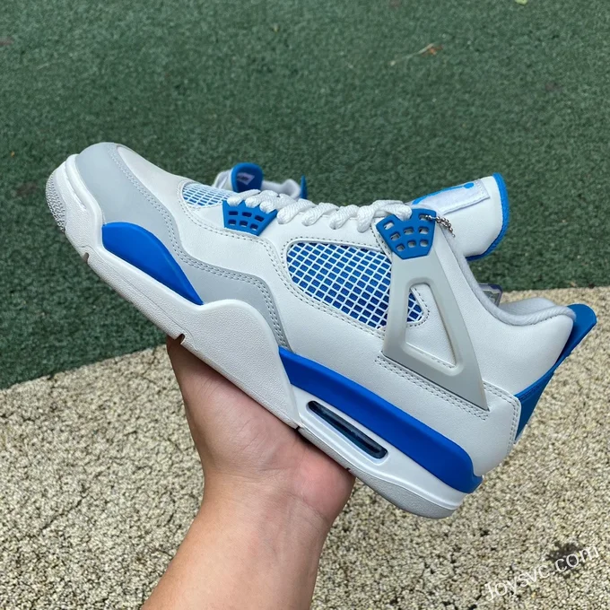 Air Jordan 4 Retro 308497-105 White Blue