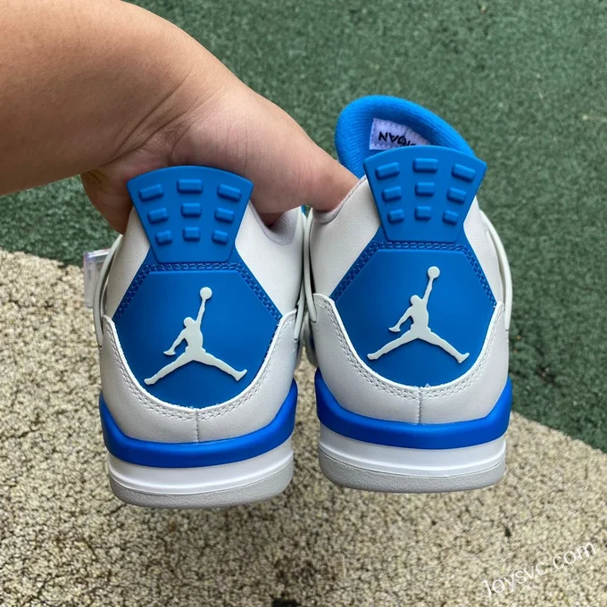 Air Jordan 4 Retro 308497-105 White Blue